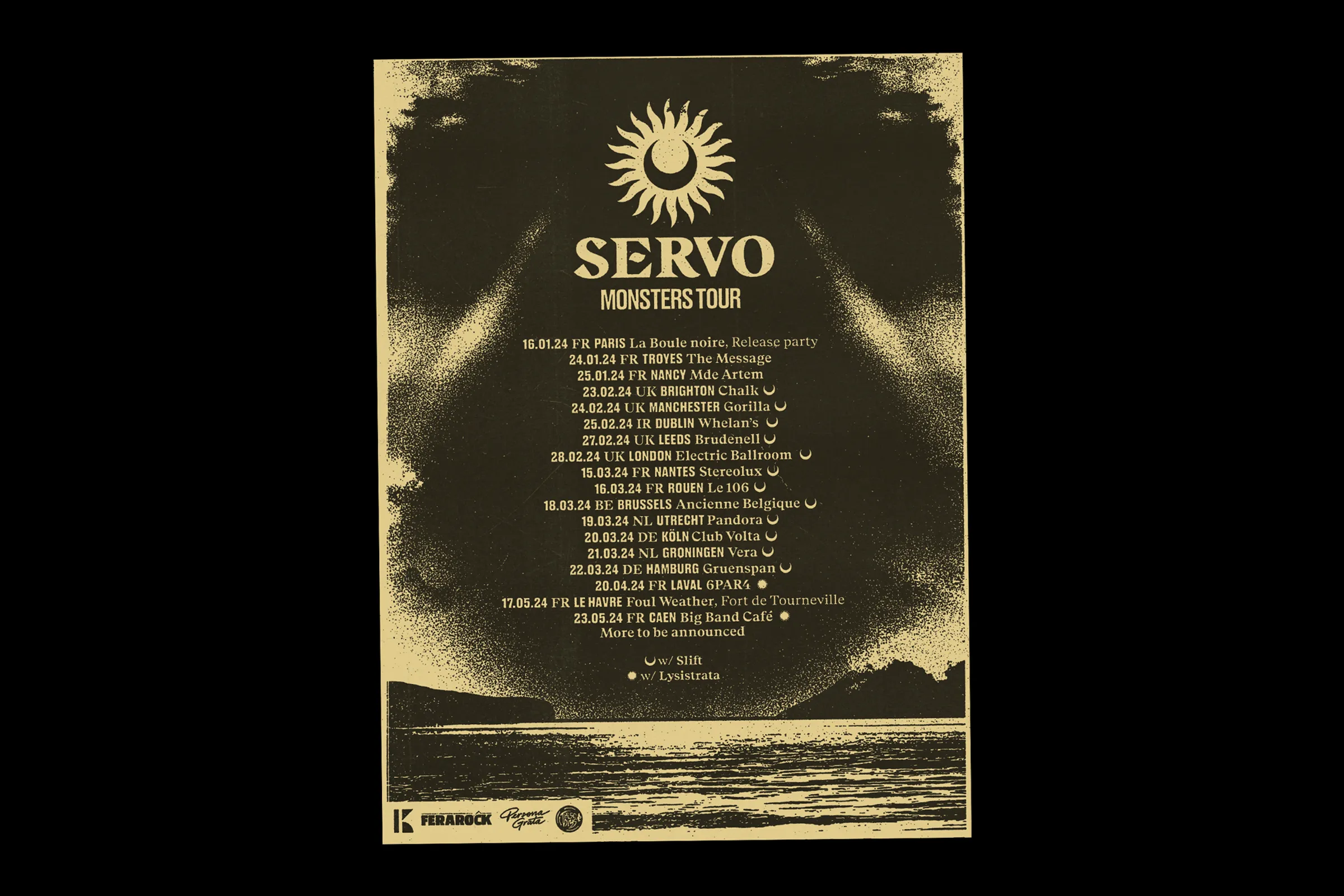 Servi Tour 24 - artwork musical réalisé pour Servo en 2024